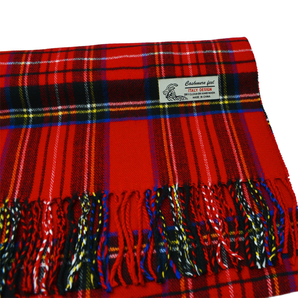 Soft Cashmere Feel Stewart Plaid Winter Muffler Scarf