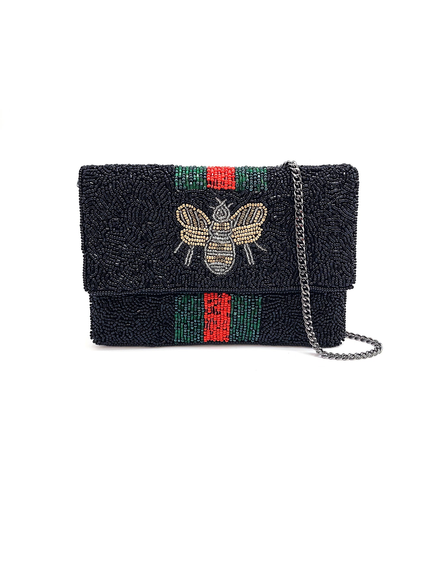 BEE YOU BLACK MINI CLUTCH