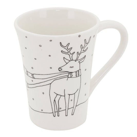 Cartoon Reindeer Mug