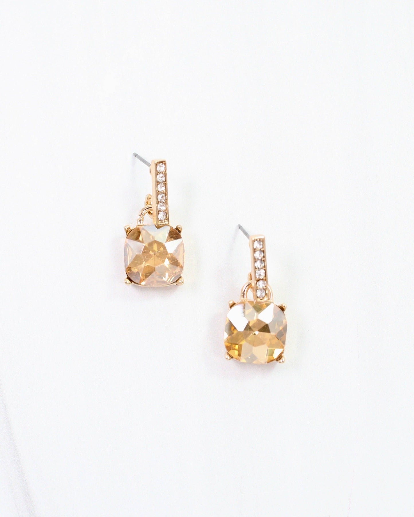 Jonell CZ Stone Earring Champagne