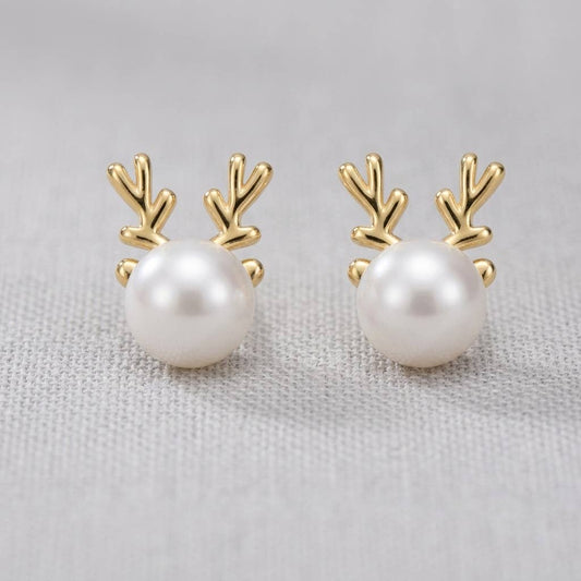 Assorted Character Freshwater Pearl Stud Earrings