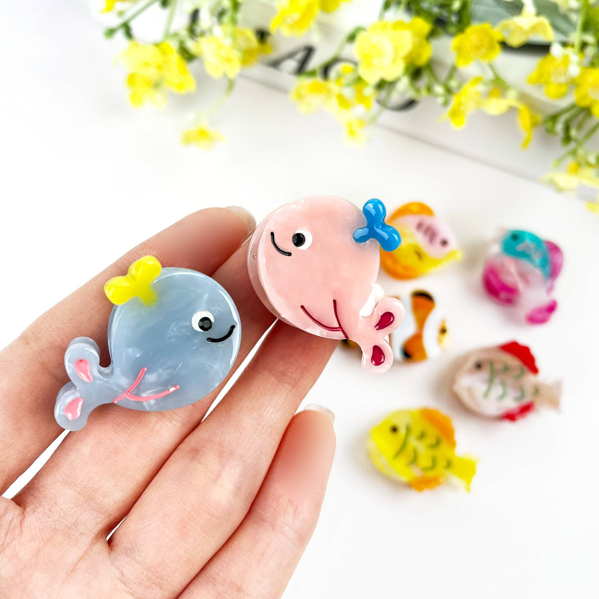 Ocean Fish Mini Claw Clip