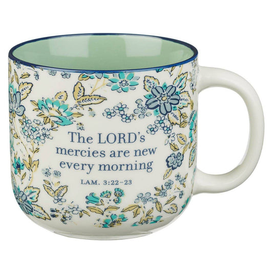Mug Teal New Mercies Lam. 3:22-23