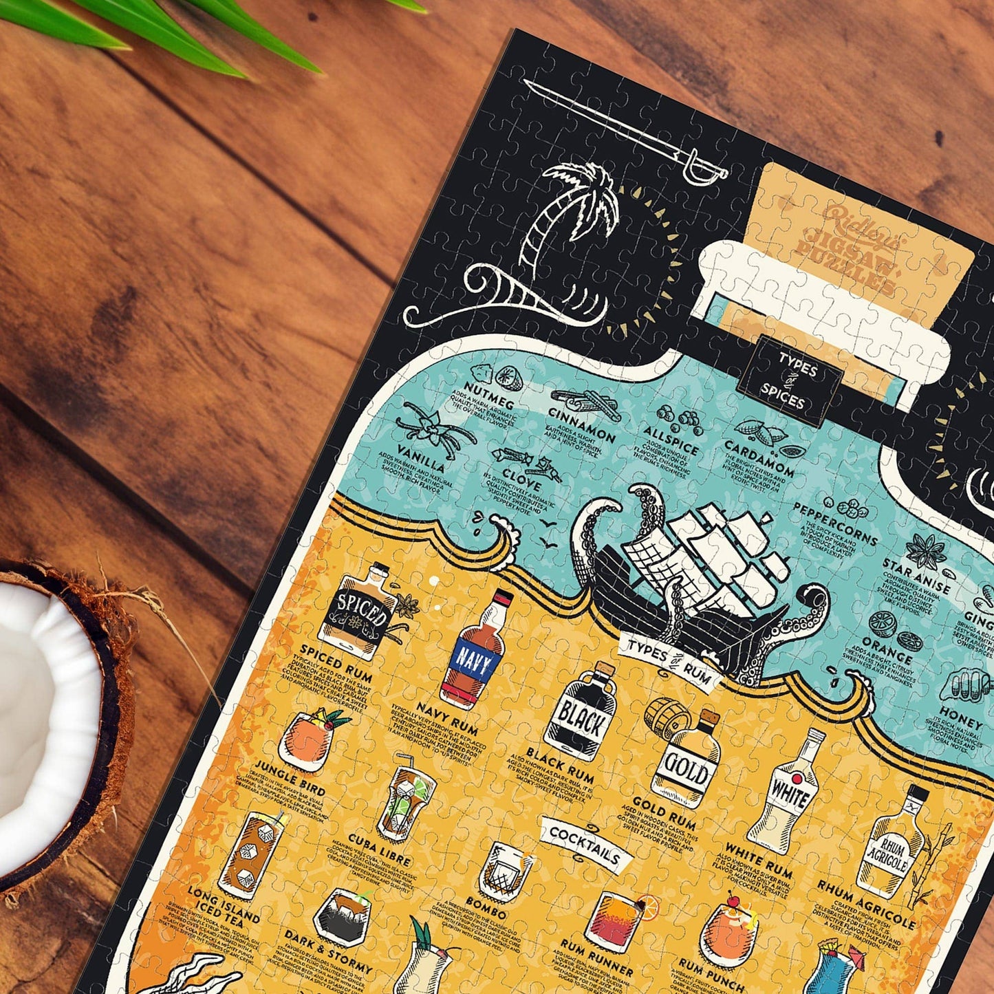 Rum Lover's 500-piece Jigsaw Puzzle