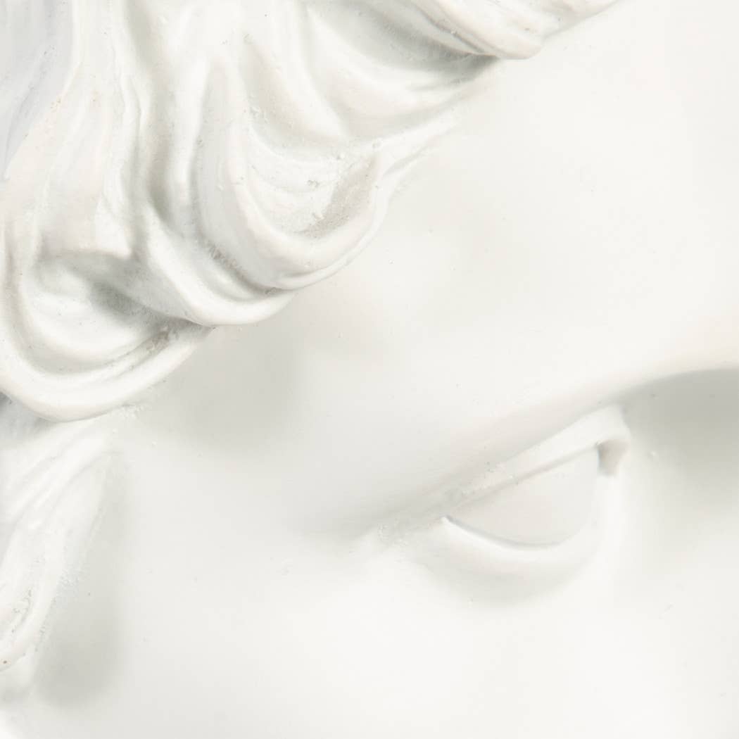 White 9 in. Resin Greek Goddess Bookends (Set of 2)