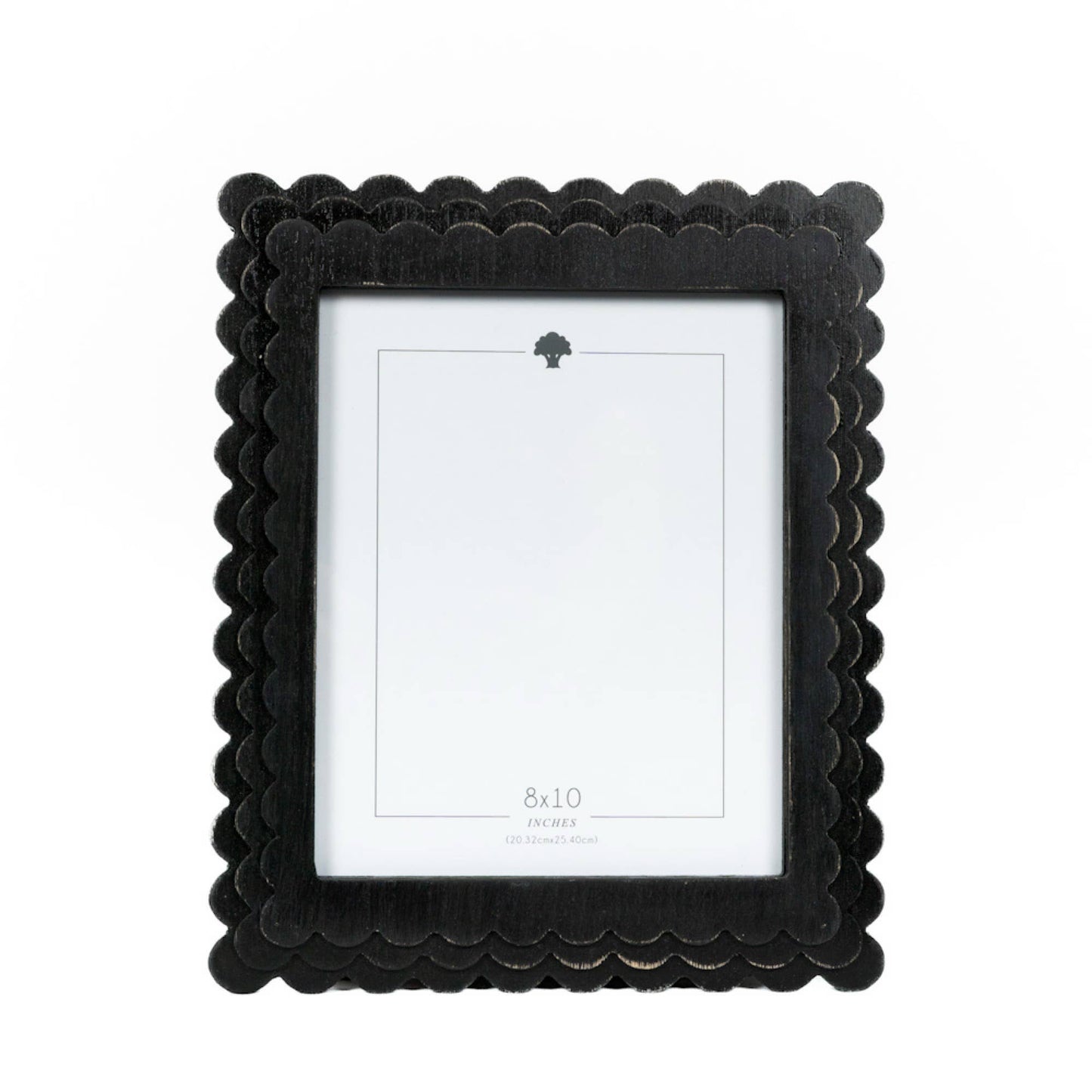 12x14 wood scallop photo frame (8x10 pic) Home Decor