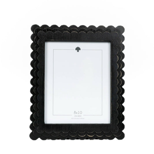 12x14 wood scallop photo frame (8x10 pic) Home Decor