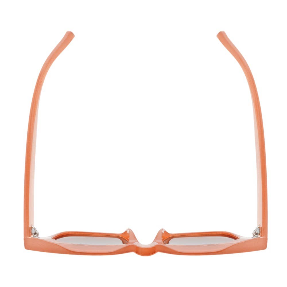Ellie | Transparent Burnt Orange | Brown Lens