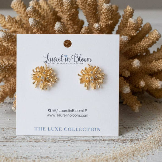 Sun Kissed Coral Earrings