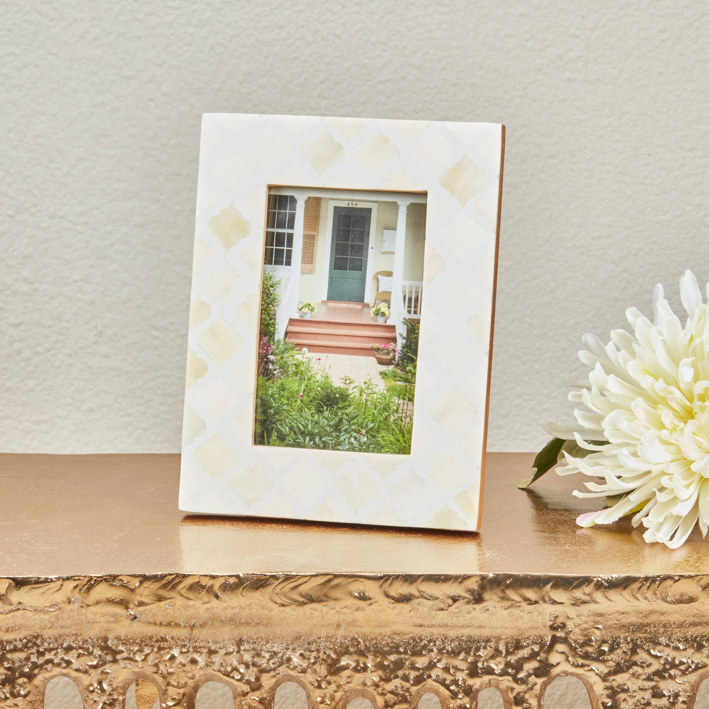 Moroccan Tile Bone Photo Frame