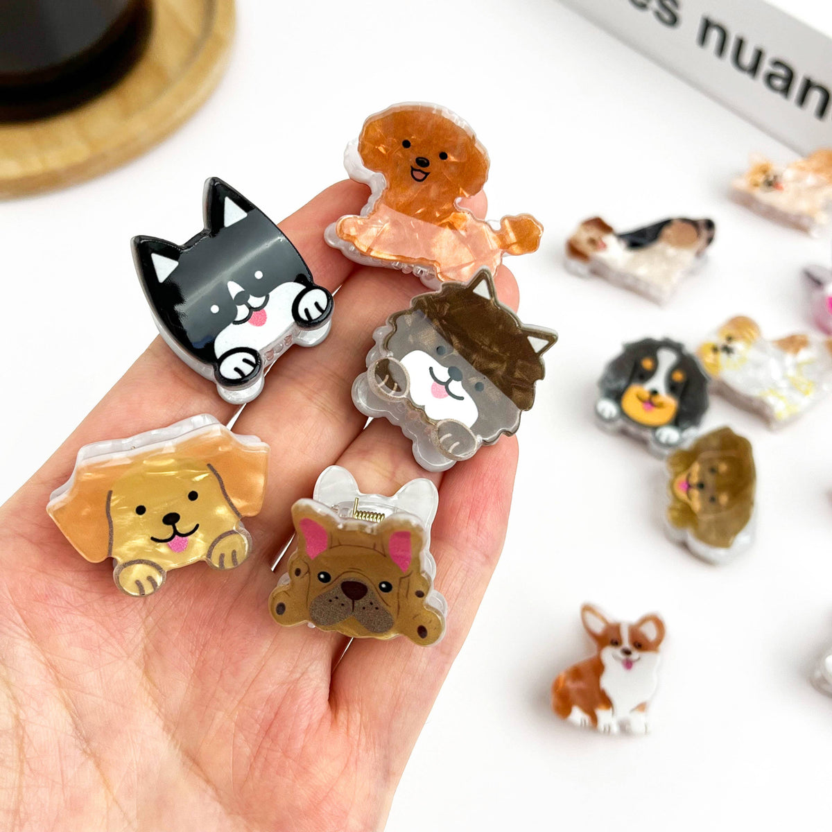 Mini Cute Puppy Claw Clip
