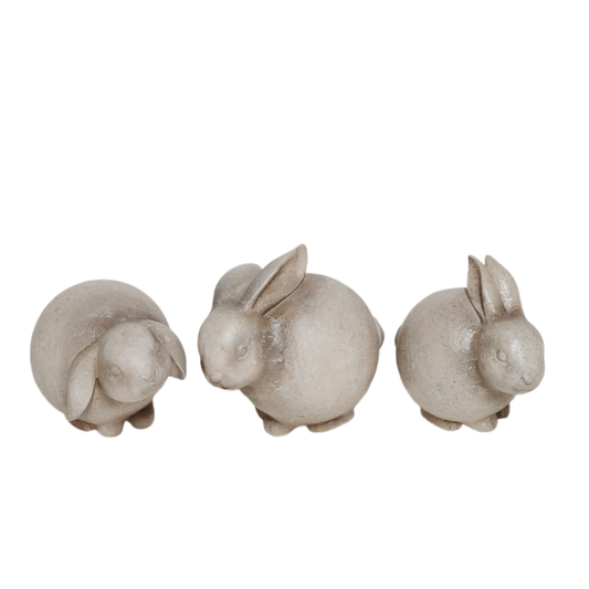 Poly Resin - Rabbits - 3 styles