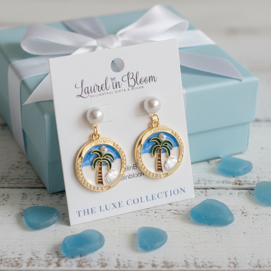 Blue Lagoon Coastal Earrings