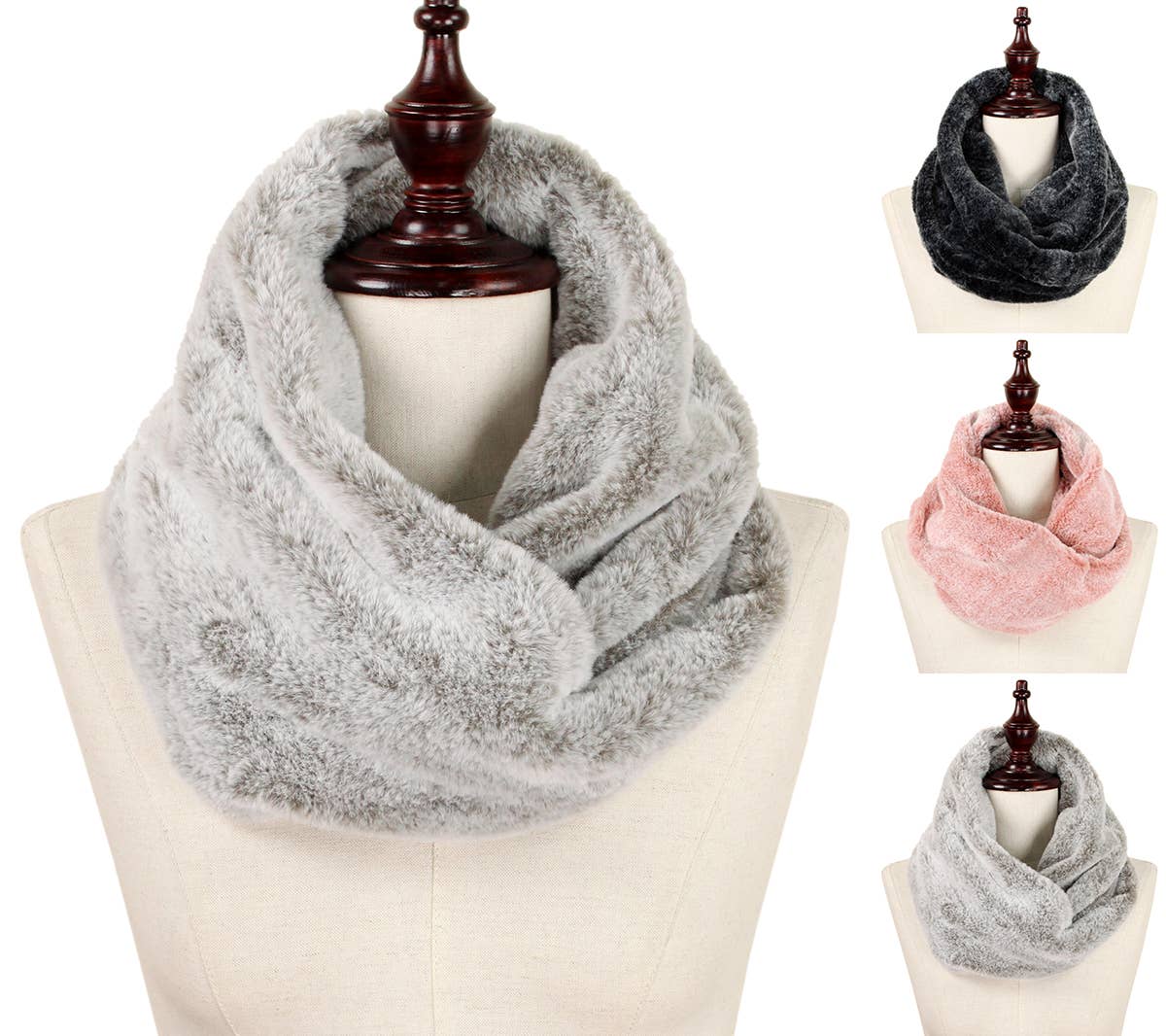 Faux Fur Ultra Soft Infinity Scarf