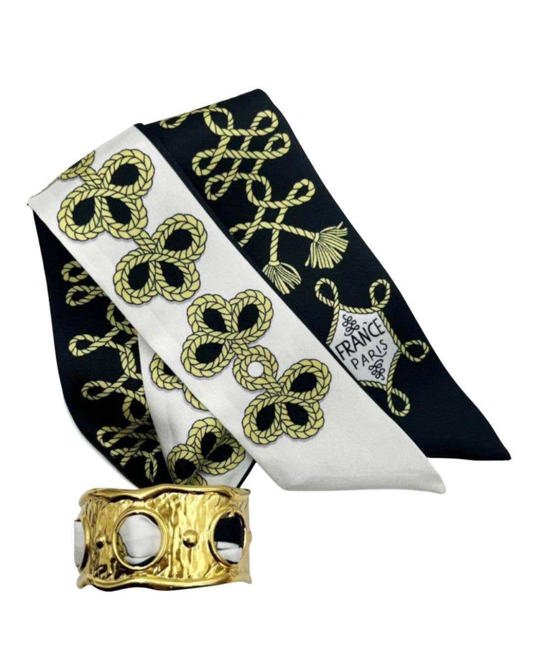 Scalloped Scarf Cuff - Wren