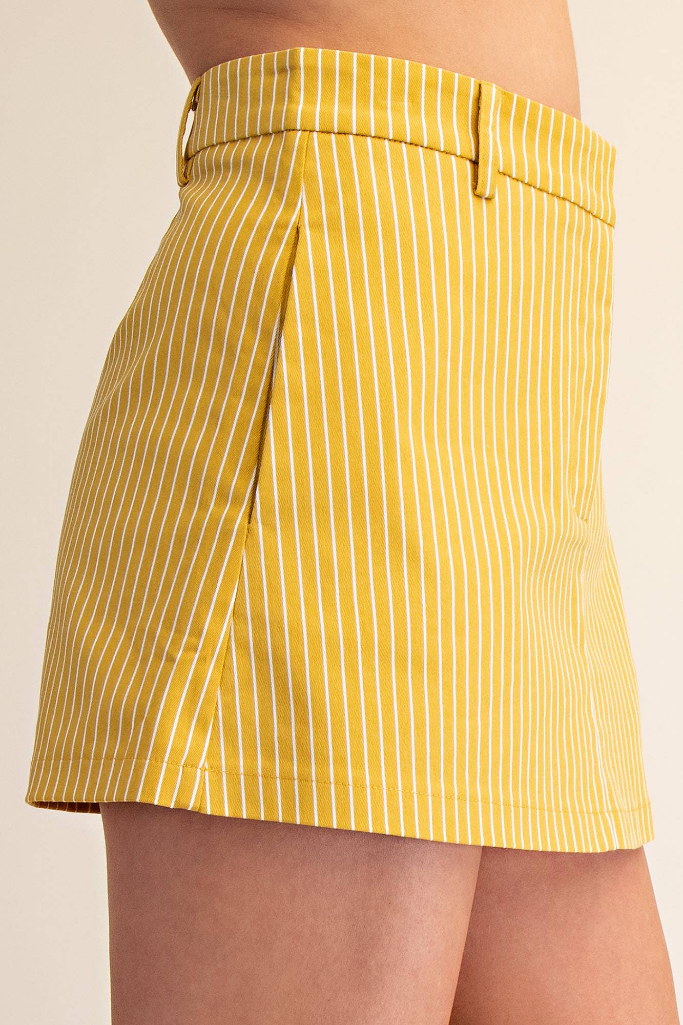 LAST CHANCE - Stripe Skort With Pocket