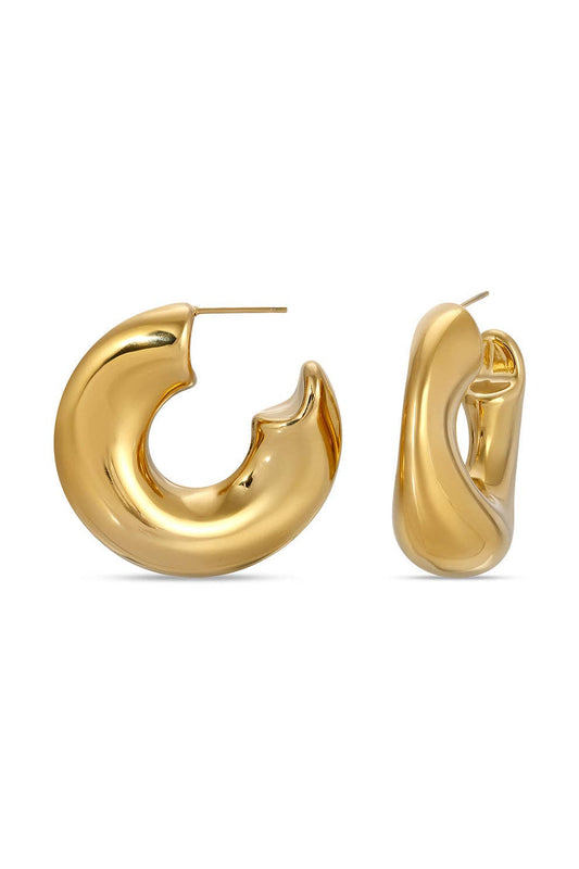 Gianna Bean Loop Earring