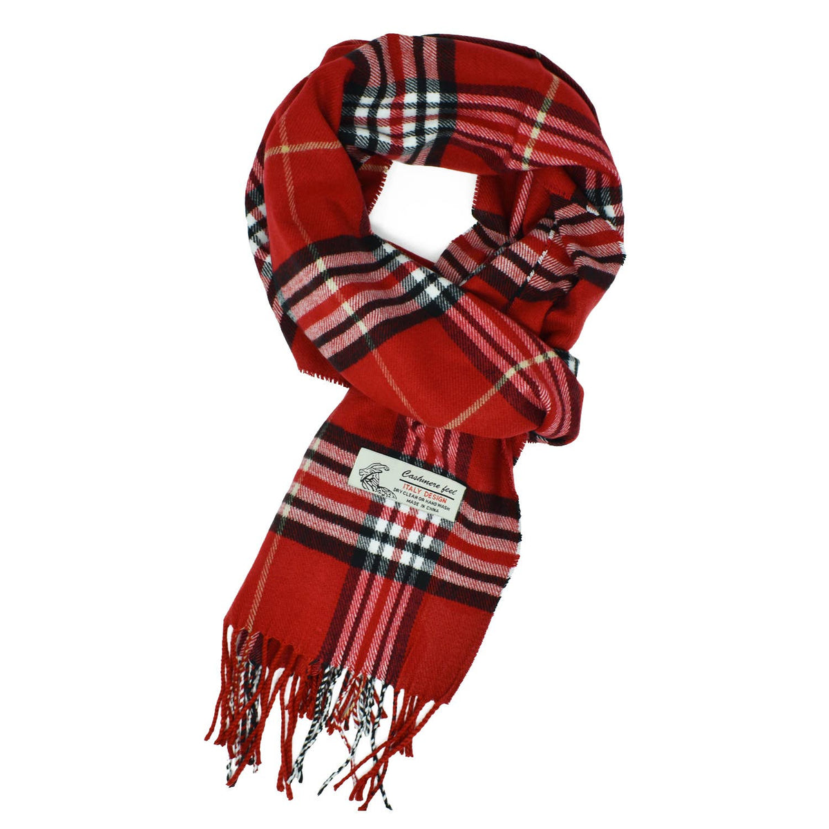 Winter Scarf Classic Tartan Plaid Soft Cashmere Feel