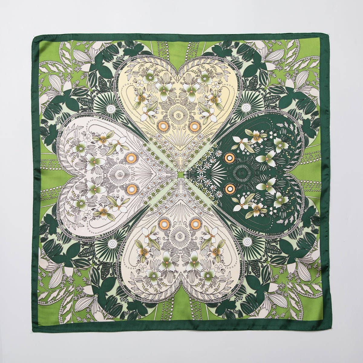 Artsy Design Scarf – 55x55cm for Summer Scarf Necklace Making, Hair, Bag Accessories