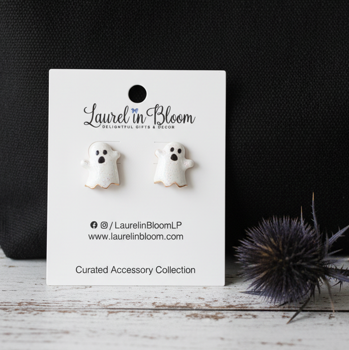 Bitty Boo! Ghost Earrings