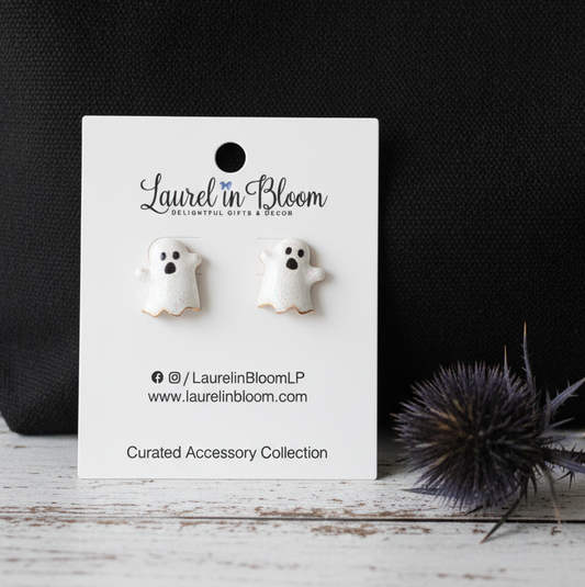 Bitty Boo! Ghost Earrings
