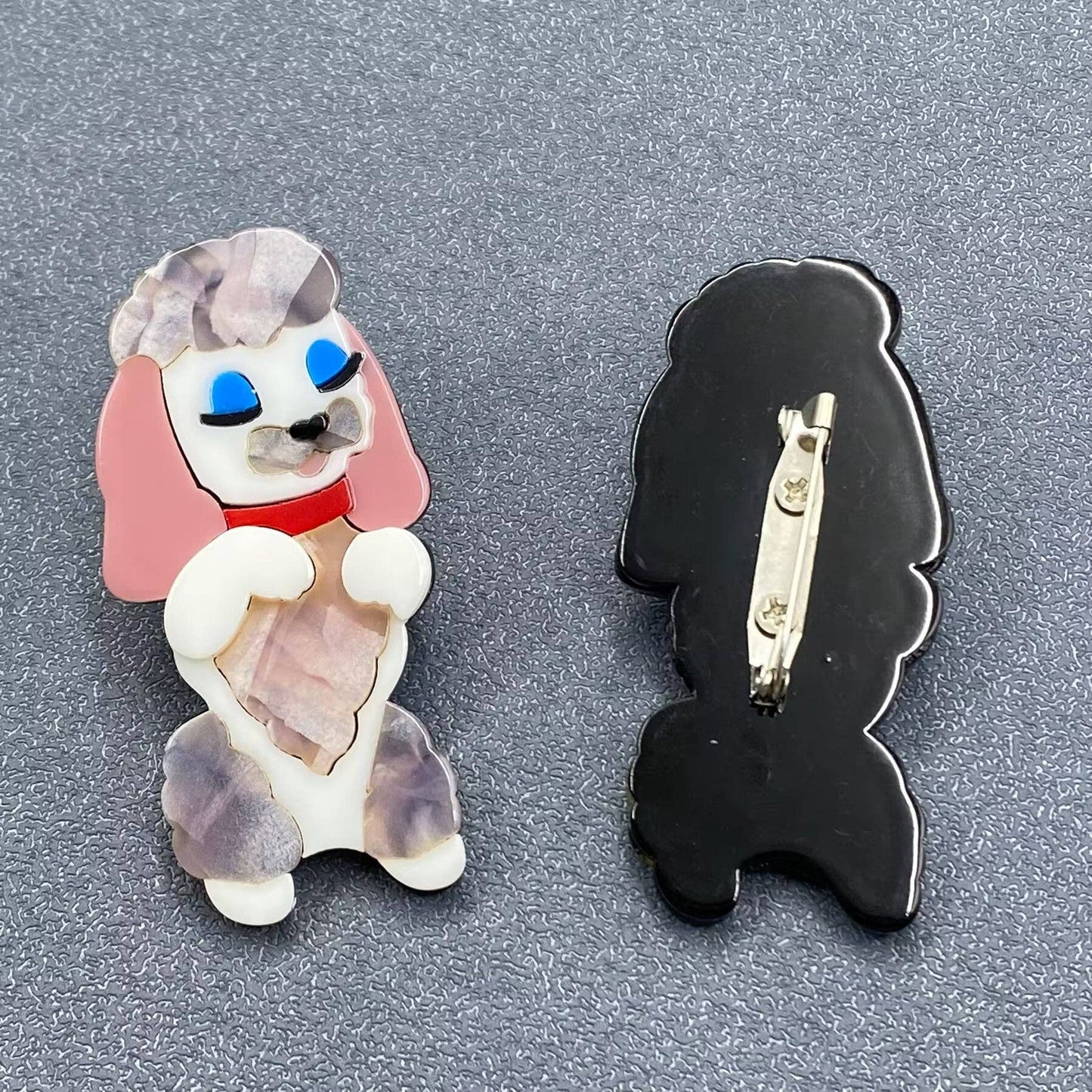 King Charles Spaniel Dog Acrylic Brooch