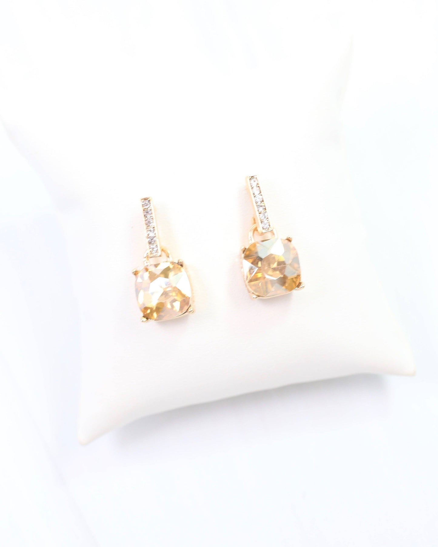 Jonell CZ Stone Earring Champagne
