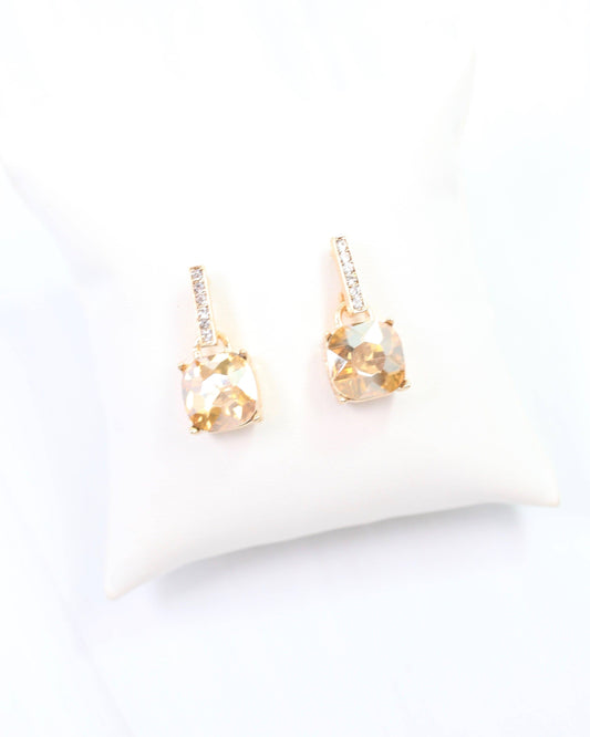 Jonell CZ Stone Earring Champagne