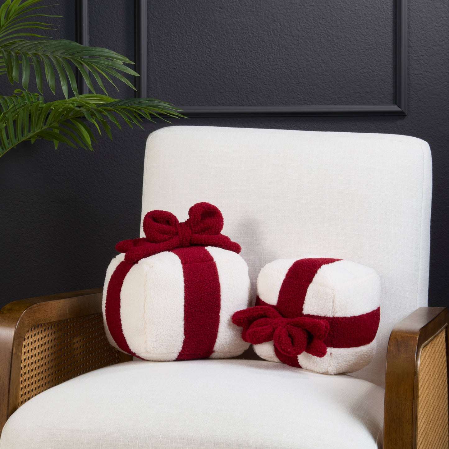 Gift Box Shaped Throw Pillow