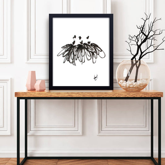 Study Of Dress No.3' Framed Print Wall Art