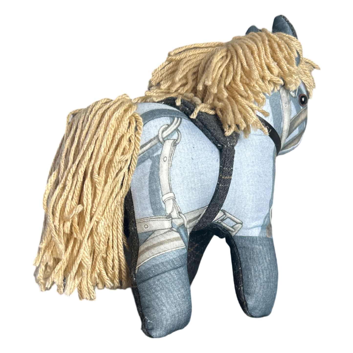 Vintage Silk Scarf Patchwork Pony