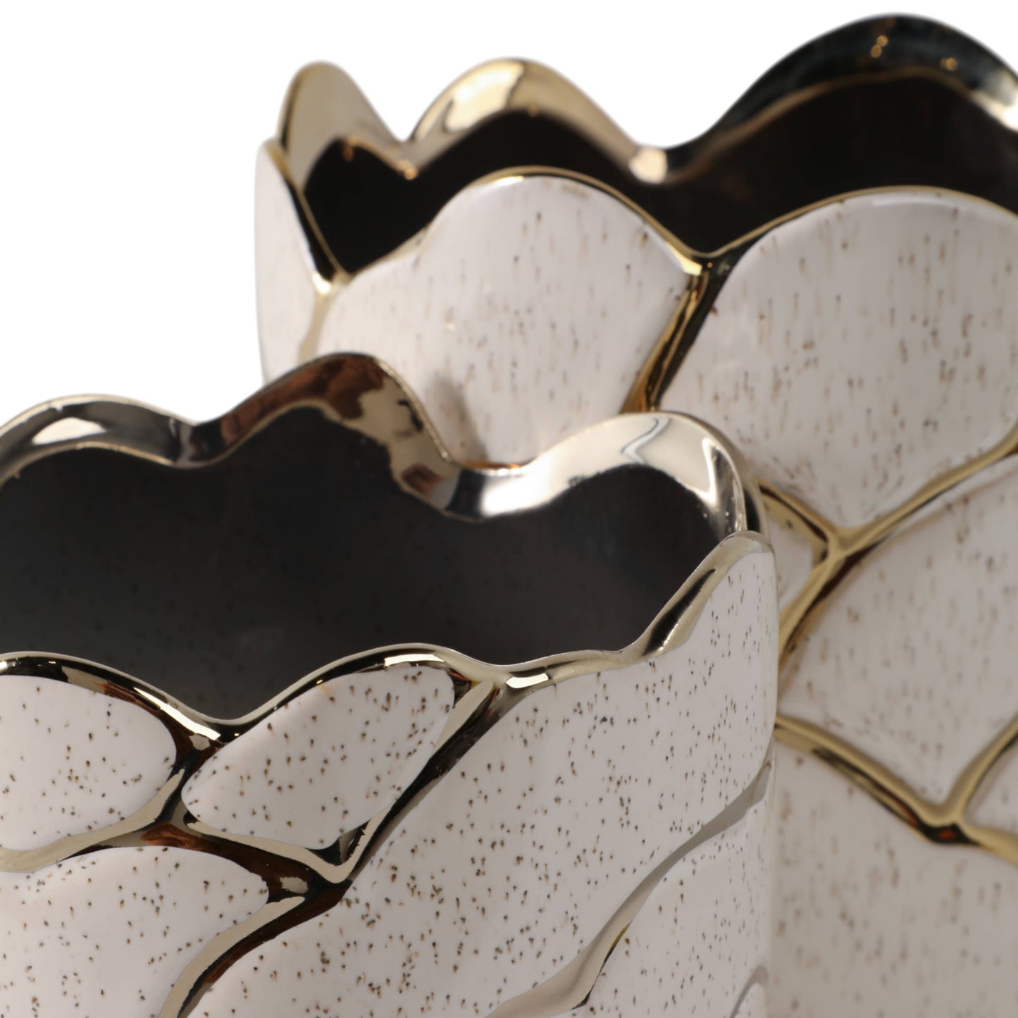 Ivory/Gold Resin Clouds, 6/7 in.