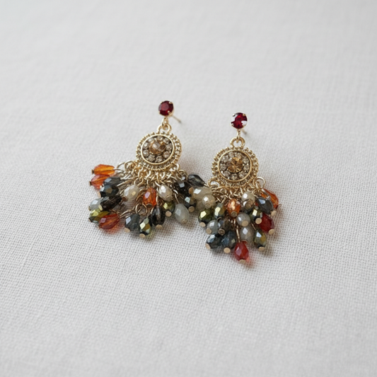 Crystal Tassel Earrings
