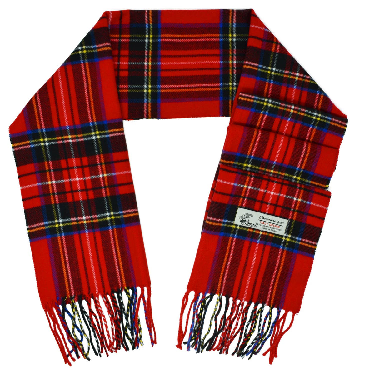 Soft Cashmere Feel Stewart Plaid Winter Muffler Scarf