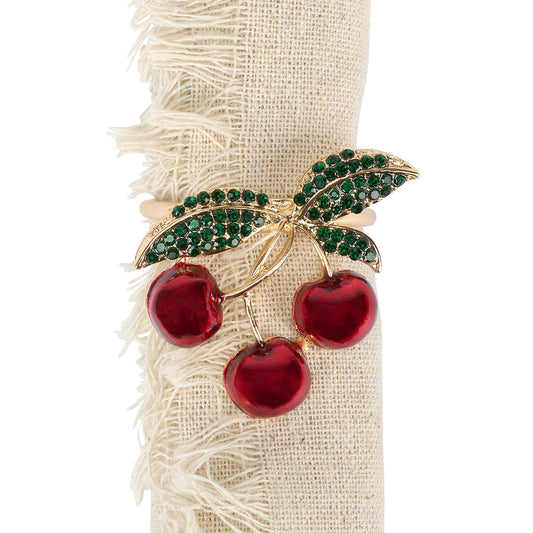 Cherry Stem Napkin Ring