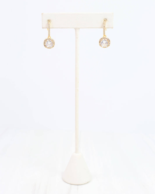 Frederika Fish Hook Earring Gold