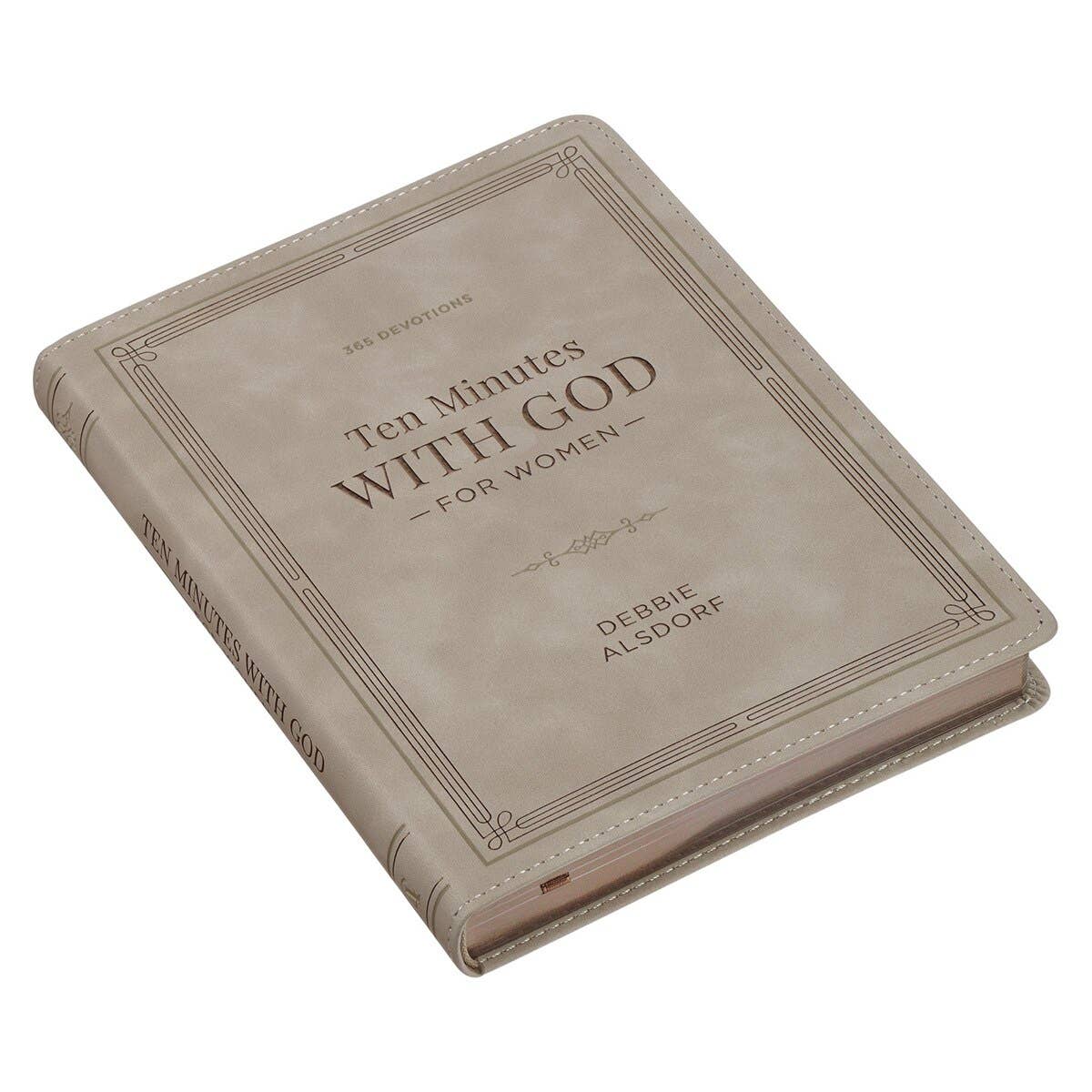 Devotional 10 Minutes with God for Women Faux Leather