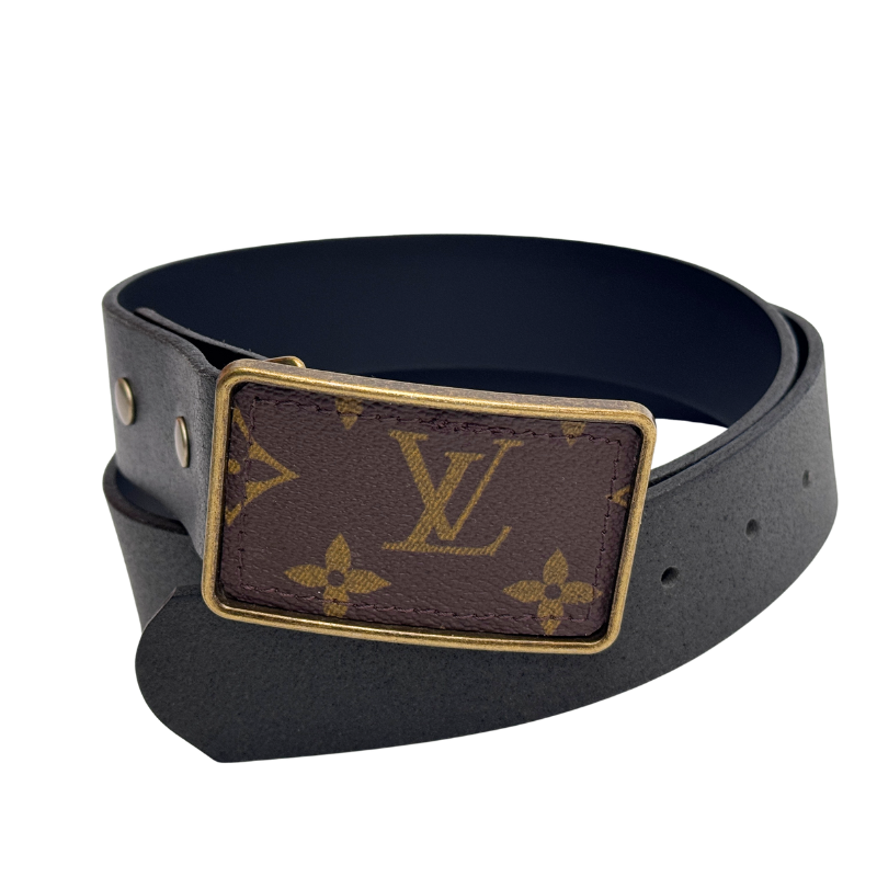Boujee Belt | Upcycled Louis Vuitton & Leather
