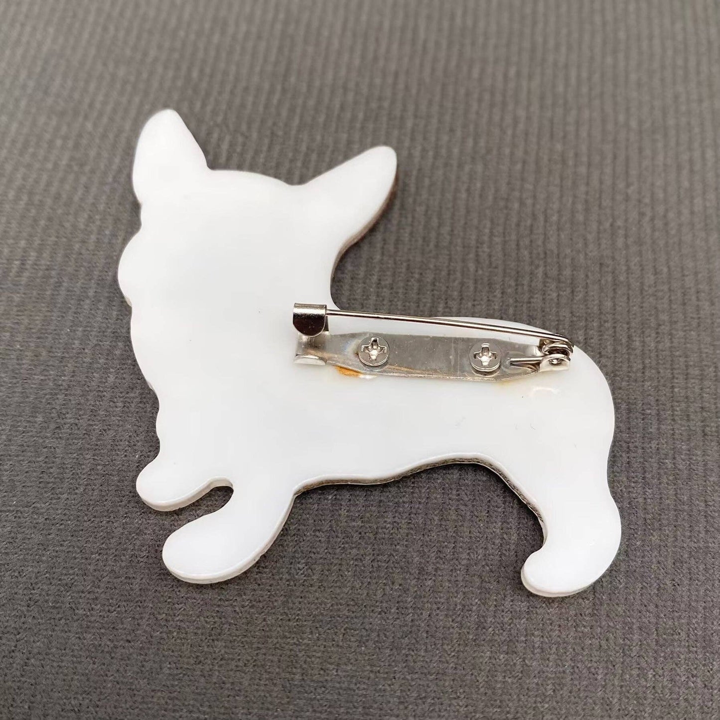 Corgi Dog Acrylic Brooch