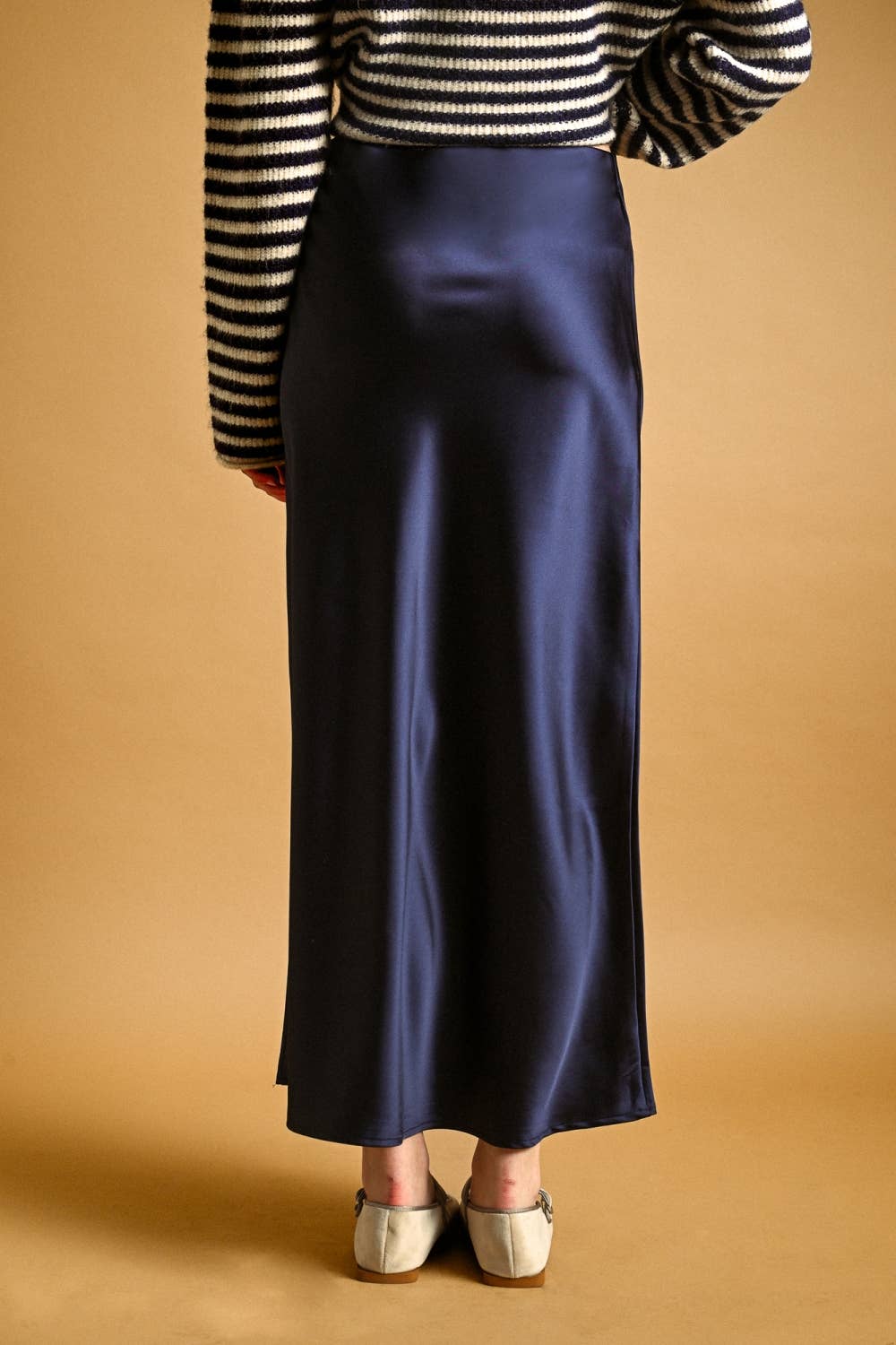 SATIN MAXI SKIRT