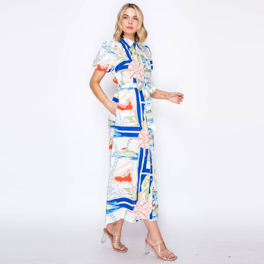 Button-Down Midi Dress