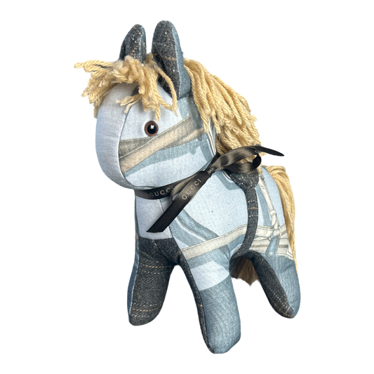 Vintage Silk Scarf Patchwork Pony