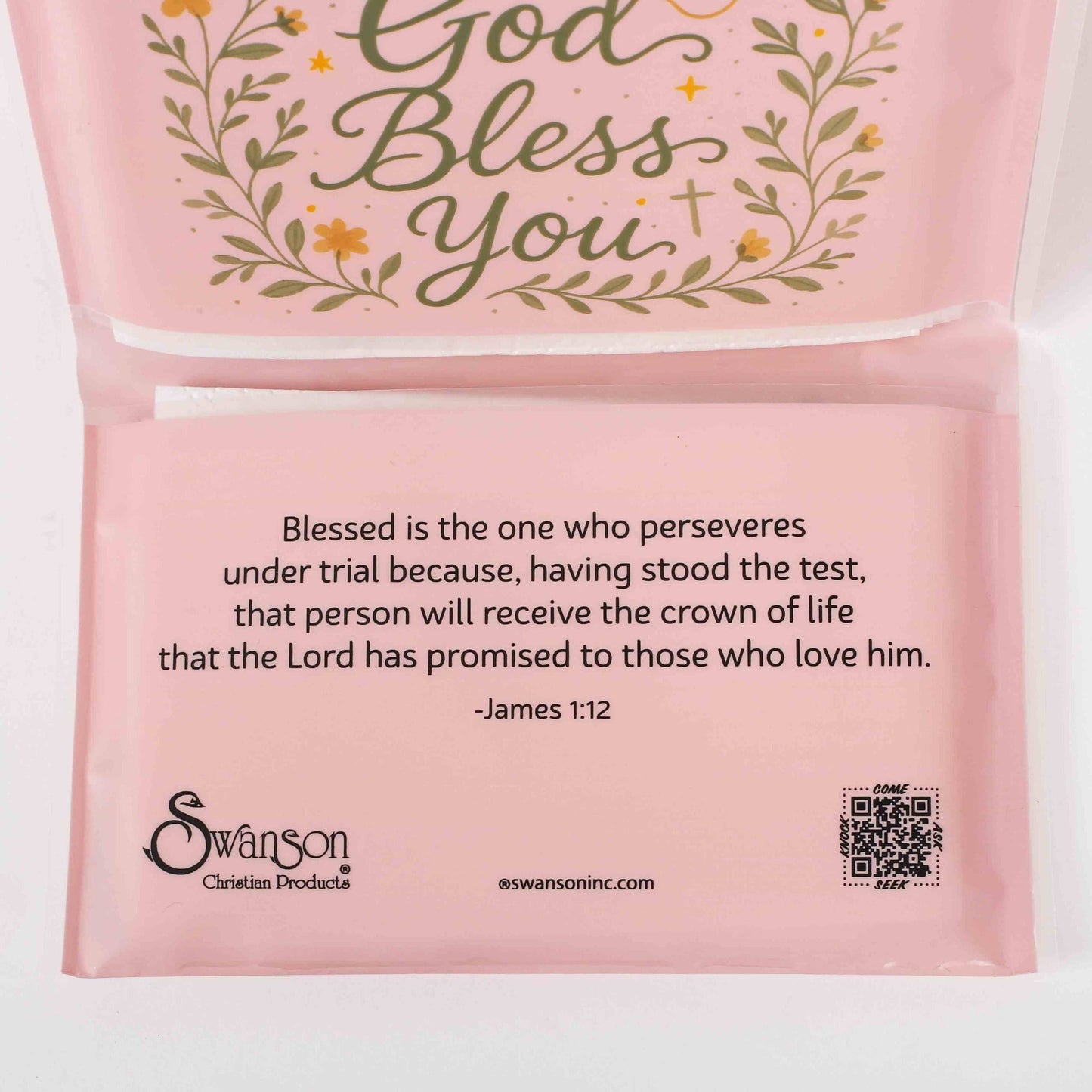 Tissue God Bless You Dove & Cross