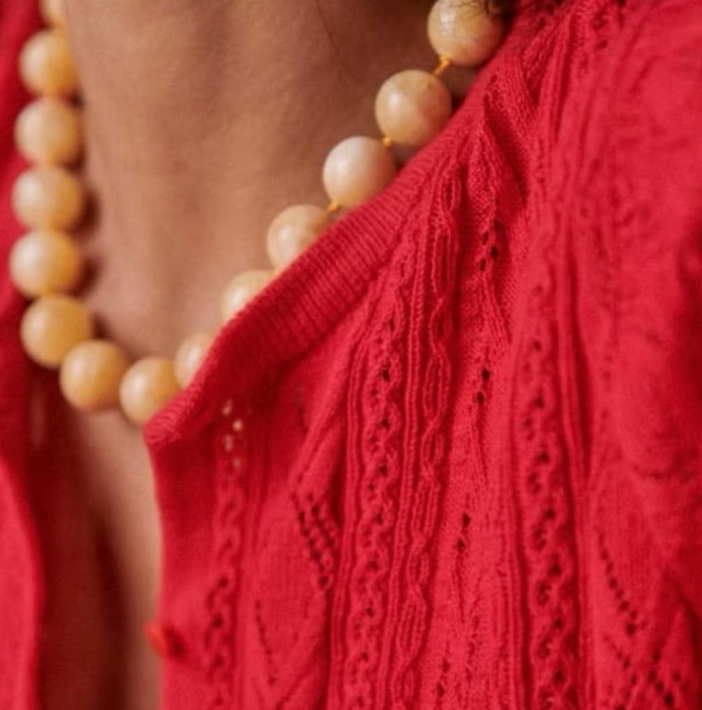 Été Beads Beaded Necklace with PVD sailor Clasp