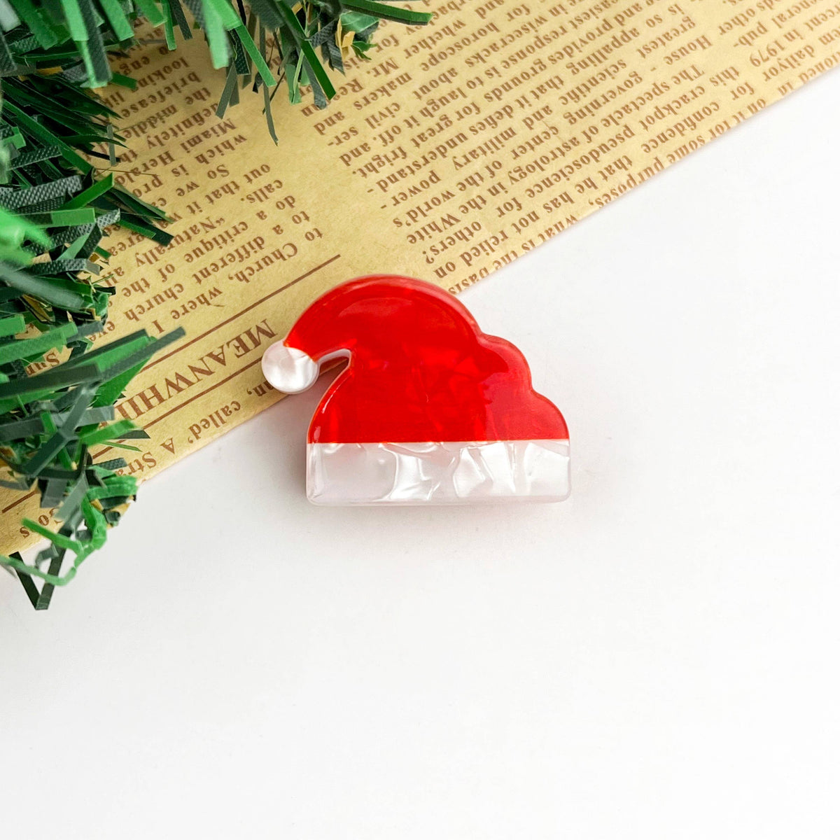 Christmas Mini Hair Claw Clip