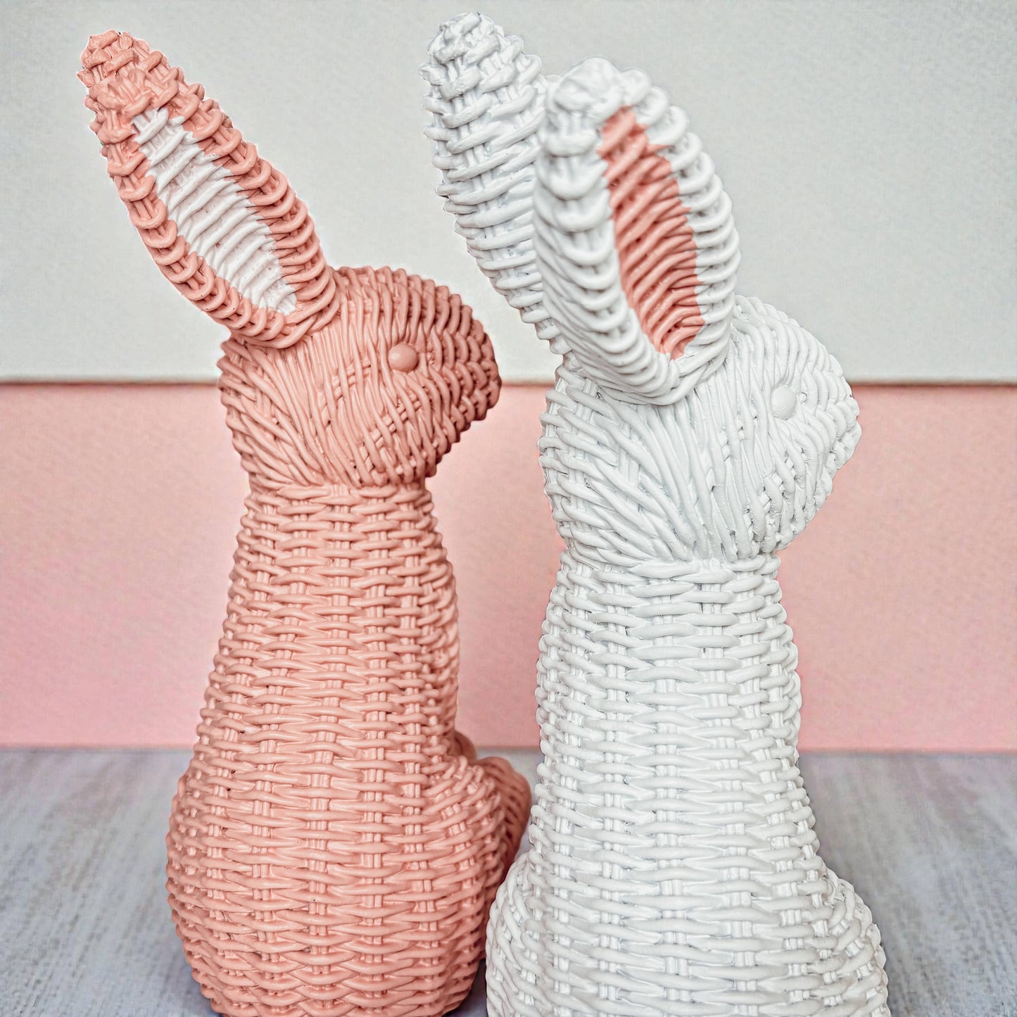 Bunny Decoration, Farmhouse Easter Rabbit Home Decor Statues