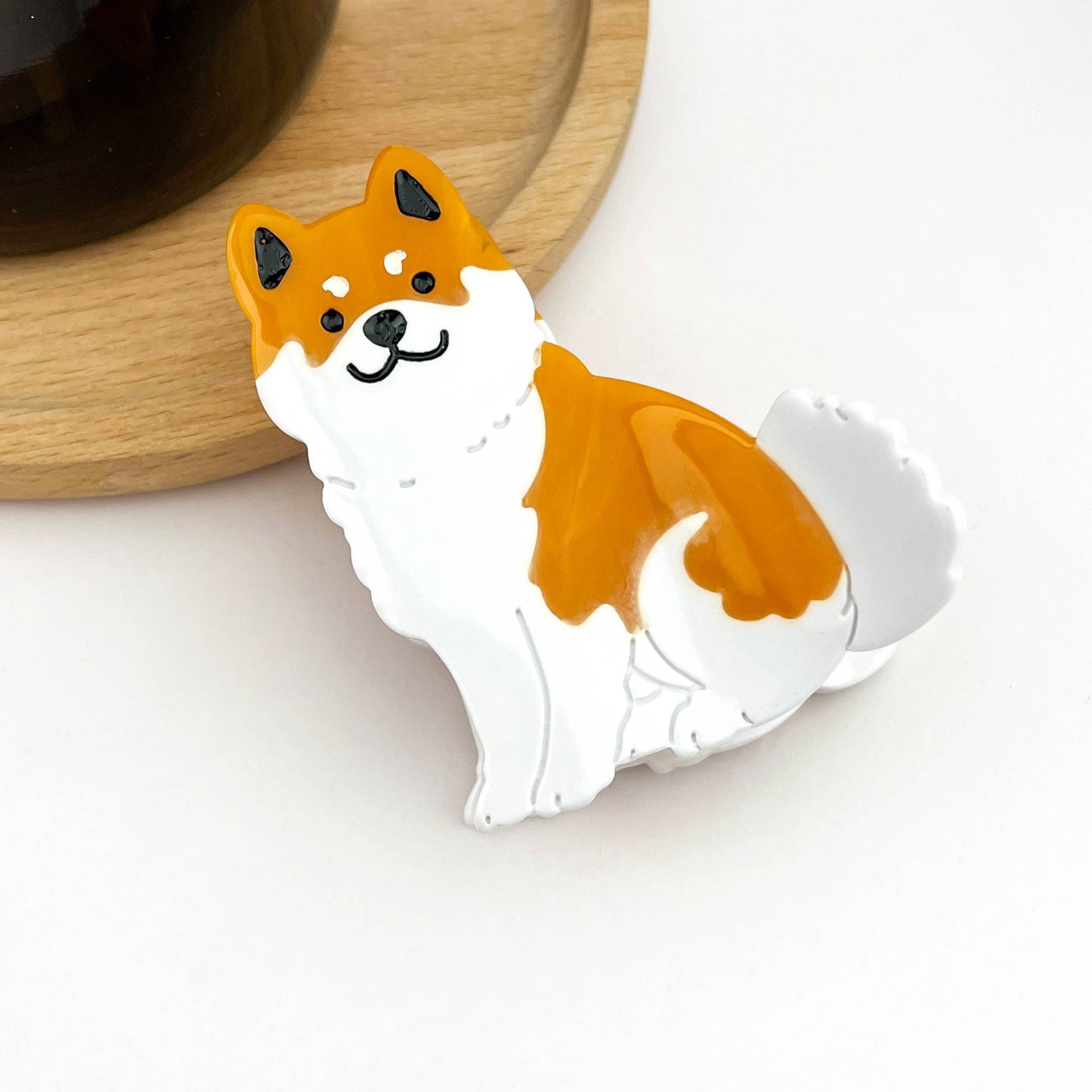 Acetate Puppy Series Hair Clips, Cute Dog Barrettes