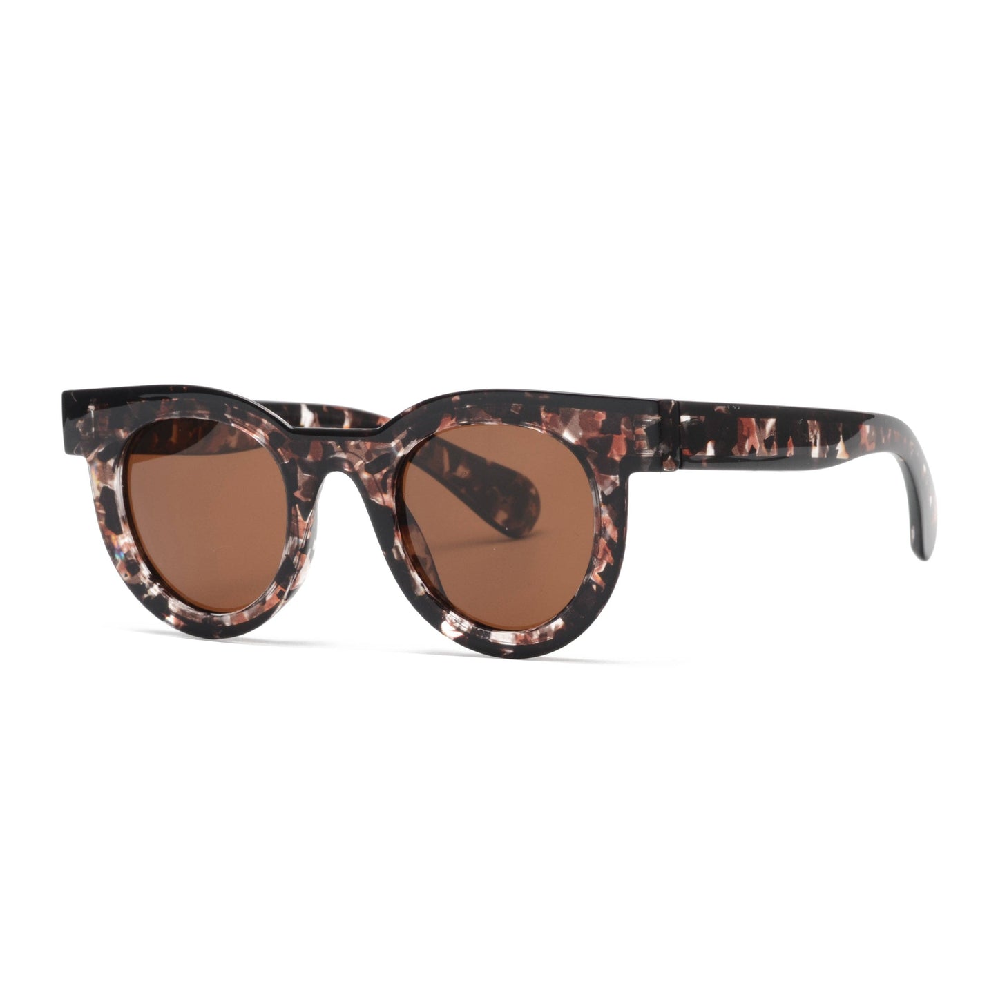 Sunglasses - MILO | Polarized Sunglasses | Crackled Brown
