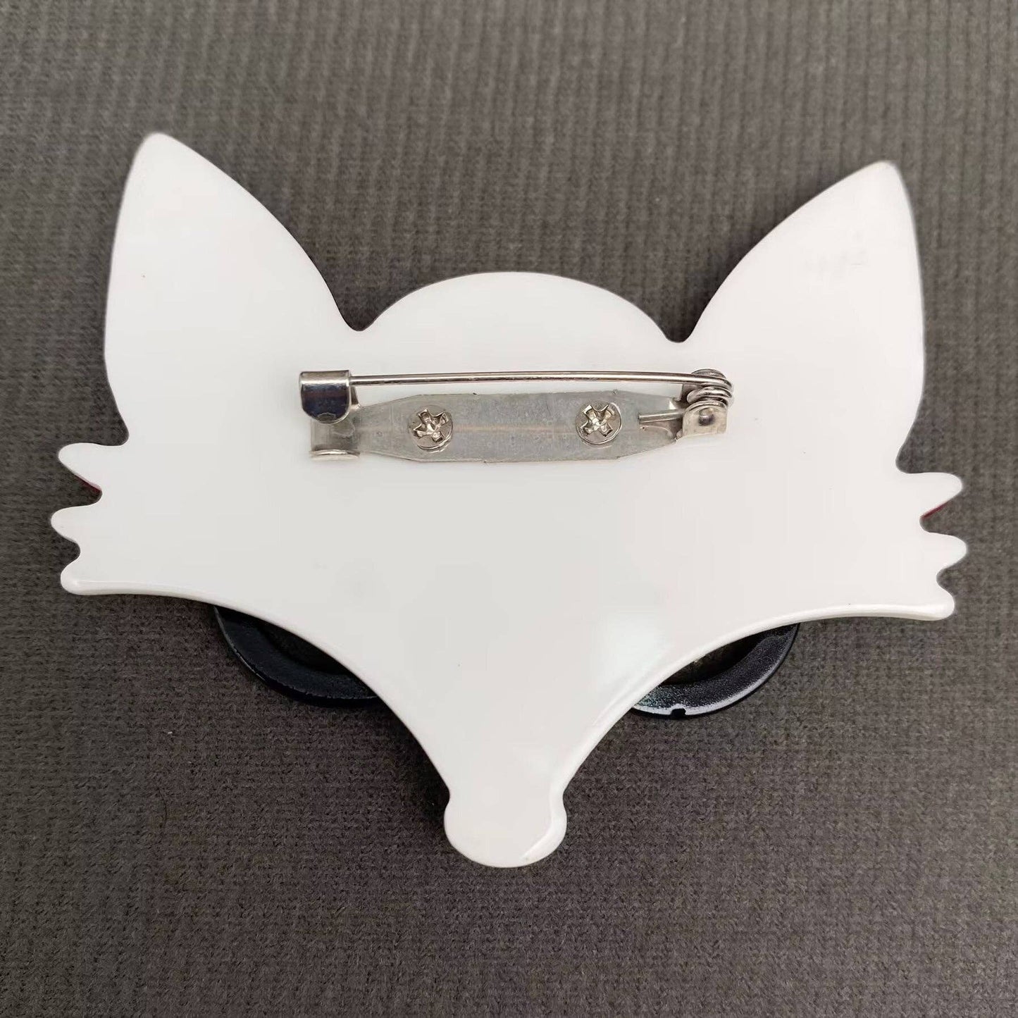 Fox Wearing Glasses Acrylic  Brooch