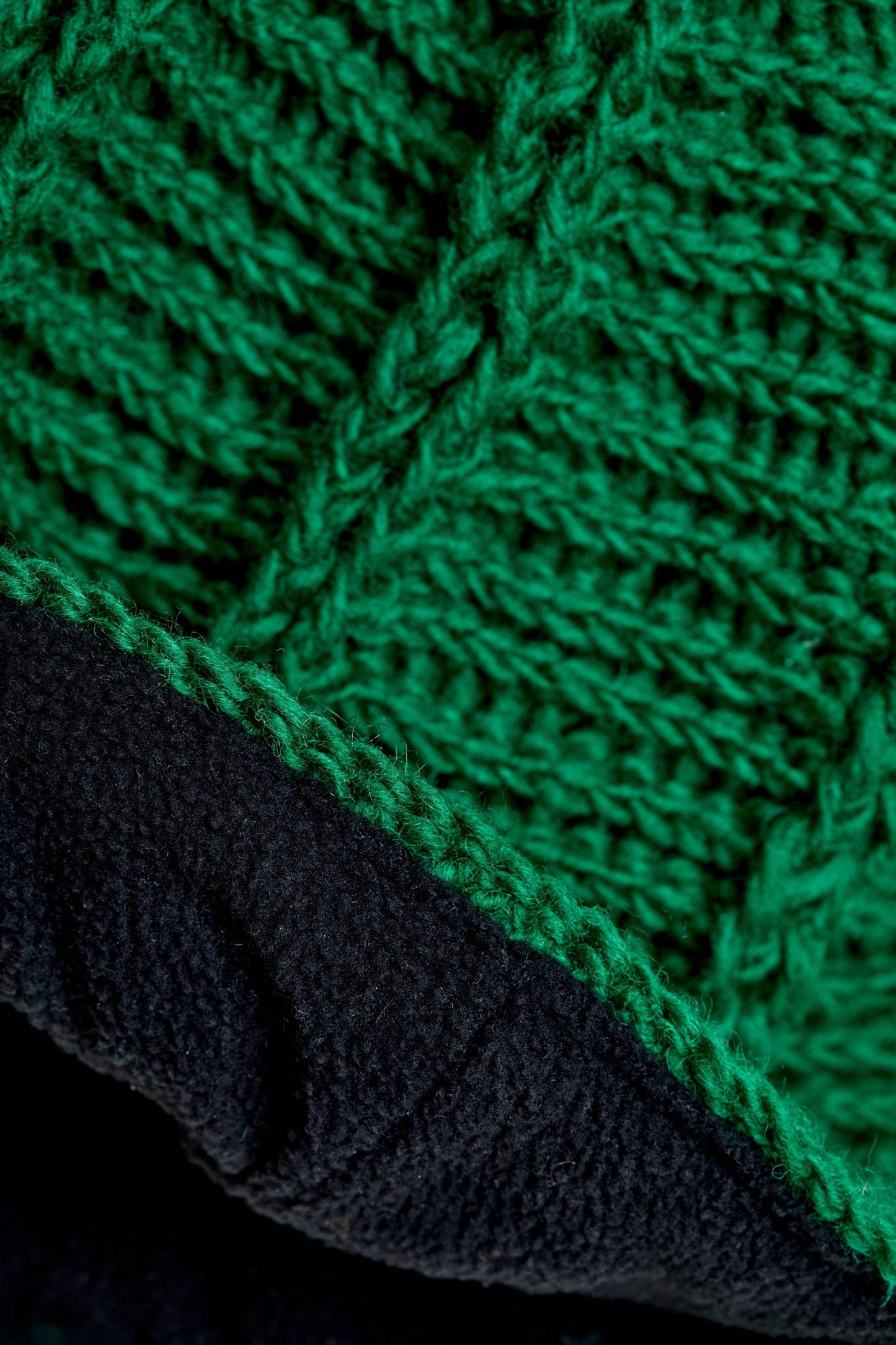 Brecken Kelly Green Pom Beanie